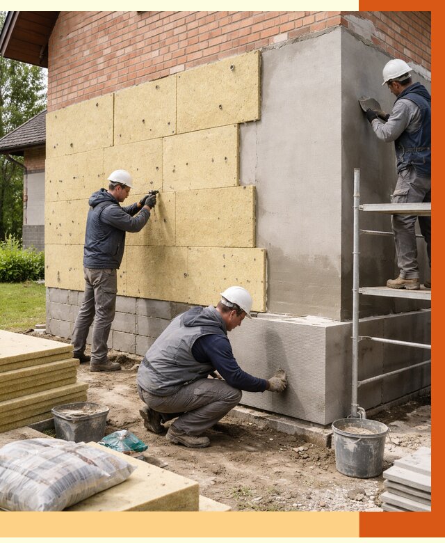 Утепление частного дома в Новом Уренгое под ключ от 7799 руб/м2 — недорого | ТепломастерНвг