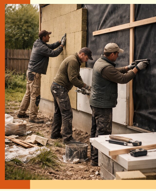 Утепление дачного дома под ключ в Новом Уренгое