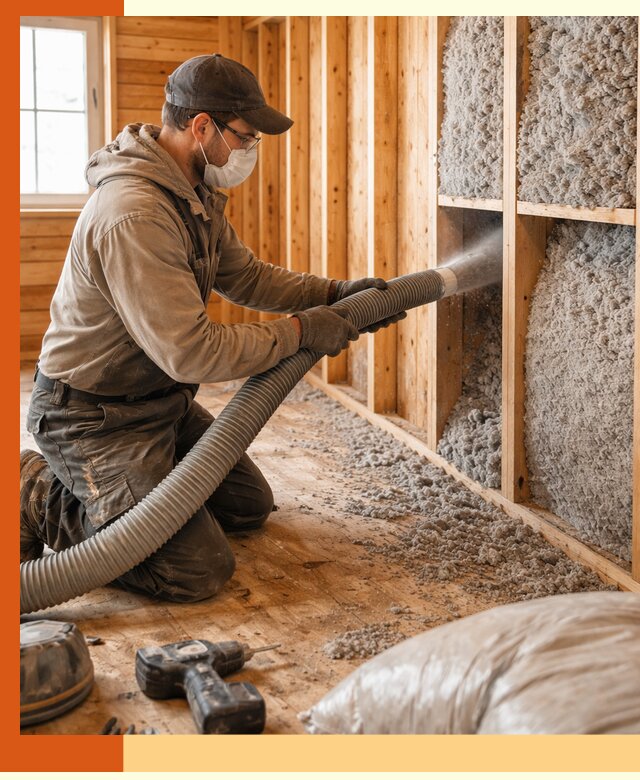 Утепление дачного дома эковатой в Новом Уренгое — быстро и надёжно