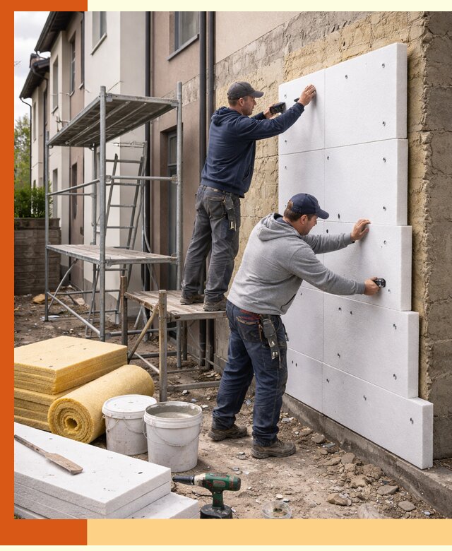 Утепление таунхауса с гарантией комфорта в Новом Уренгое