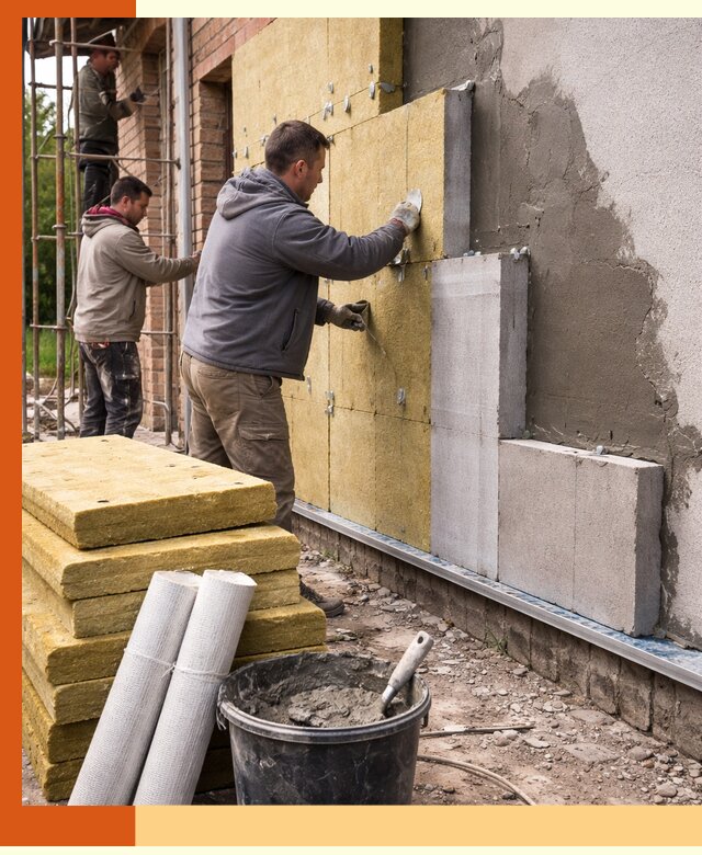 Утепление кирпичного дома под ключ в Новом Уренгое