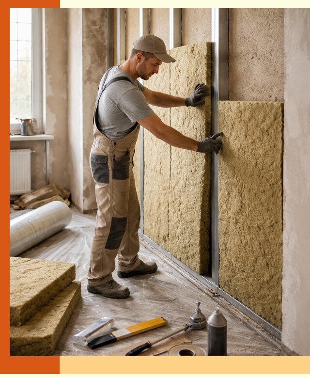 Утепление квартиры в Новом Уренгое — комплексная теплоизоляция стен и полов