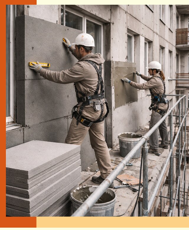 Утепление квартиры снаружи под ключ в Новом Уренгое