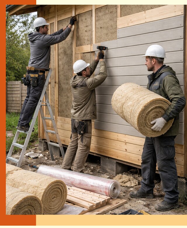Утепление бани снаружи в Новом Уренгое профессионально и надежно