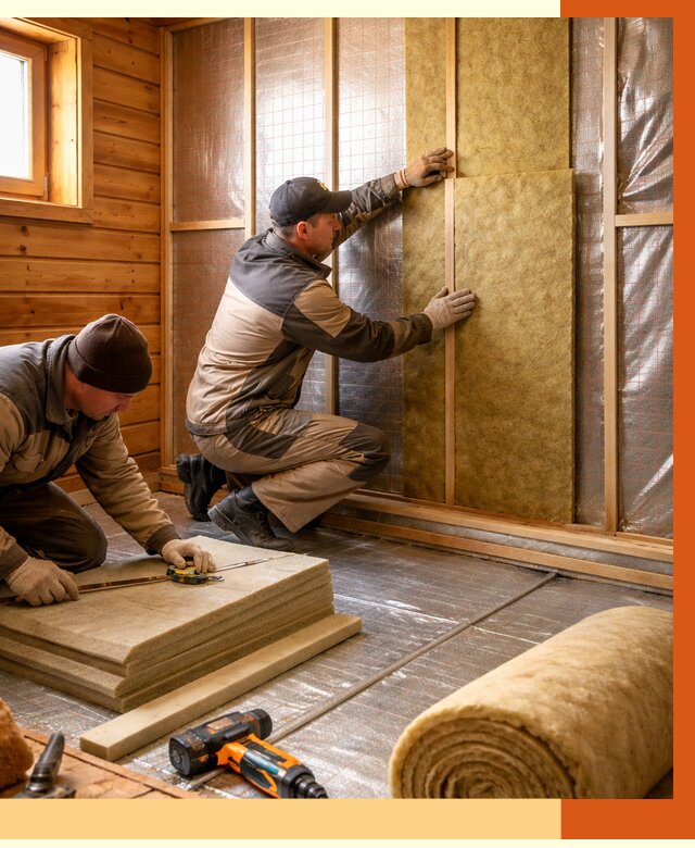 Утепление бани изнутри в Новом Уренгое под ключ от 4367 руб./м² | ТепломастерНвг