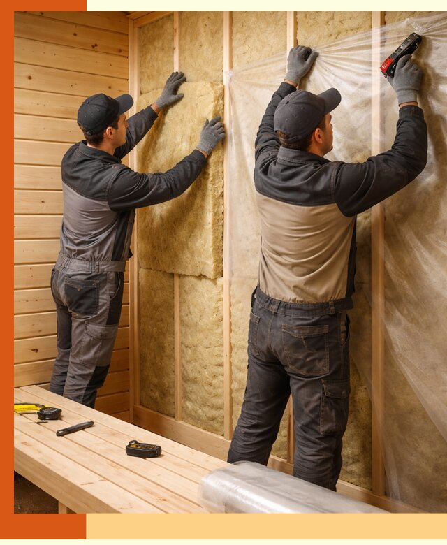 Профессиональное утепление сауны в Новом Уренгое с гарантиями качества