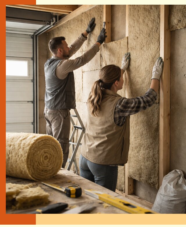Утепление гаража изнутри в Новом Уренгое: быстро и надежно