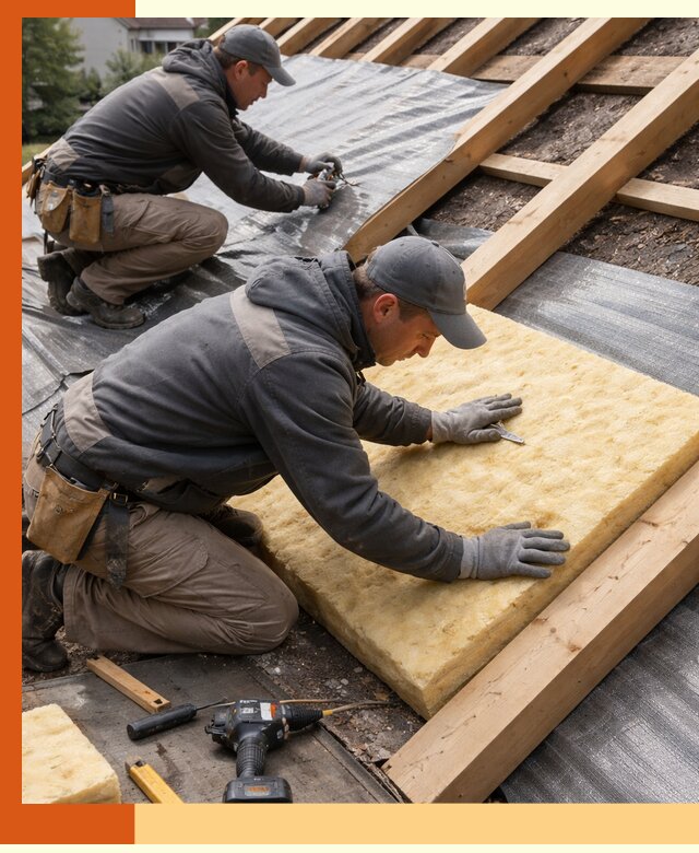 Профессиональное утепление крыши в Новом Уренгое качественно и надежно