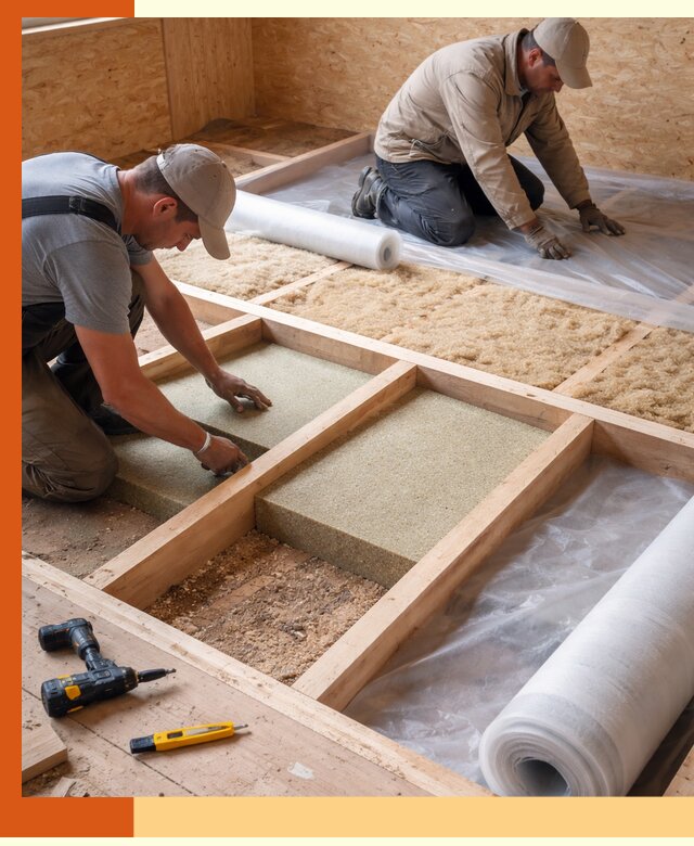 Профессиональное утепление деревянного пола в Новом Уренгое