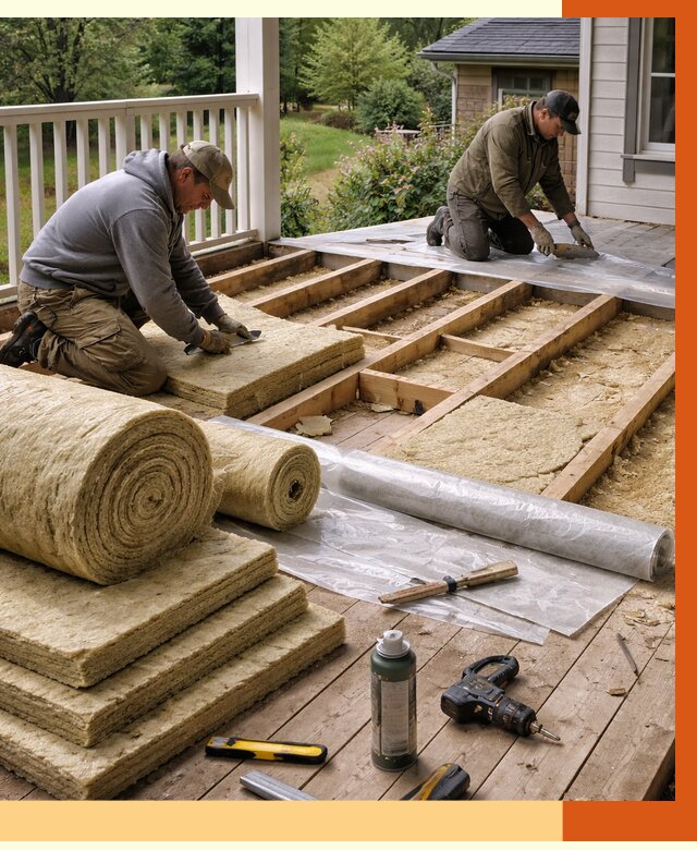 Утепление террасы в Новом Уренгое от 4367 руб./м2 — утеплить террасу под ключ | ТепломастерНвг