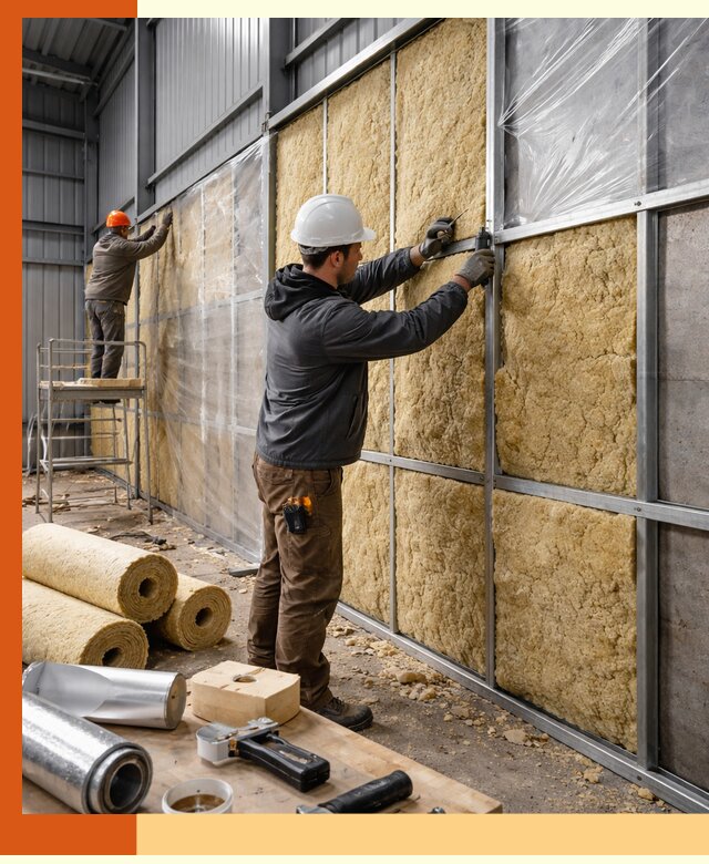 Утепление ангара в Новом Уренгое — профессиональная теплоизоляция помещений