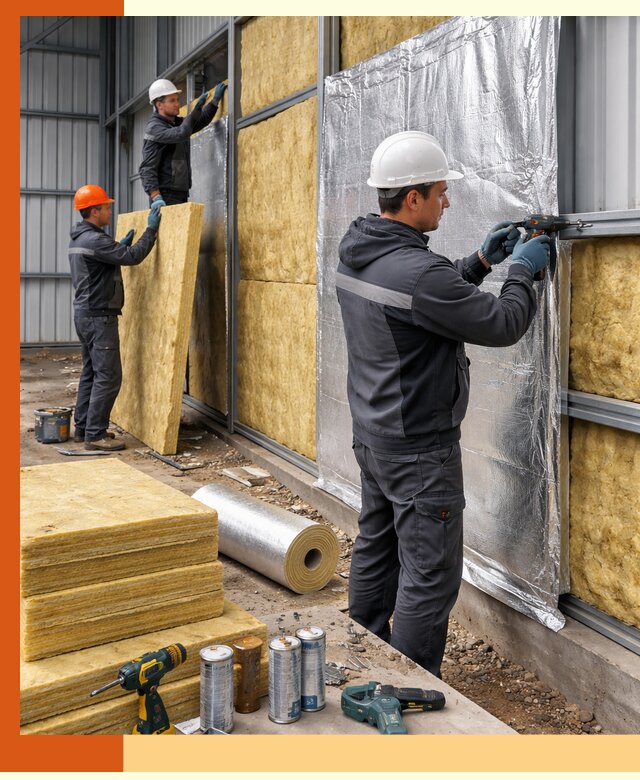 Утепление металлического ангара профессионально в Новом Уренгое