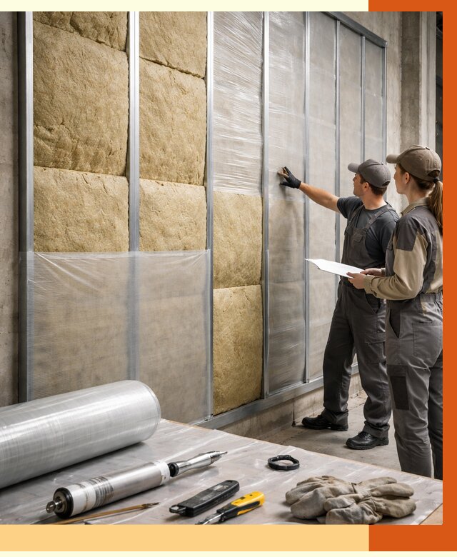 Утепление склада химсырья в Новом Уренгое от 4679 руб. под ключ | ТепломастерНвг