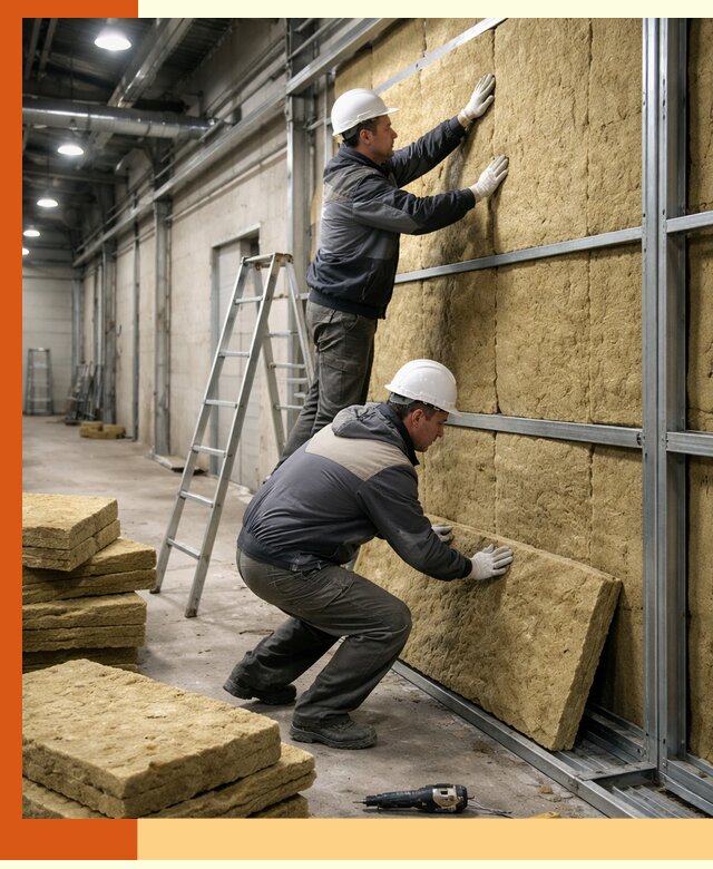 Утепление цеха под ключ в Новом Уренгое с гарантией качества