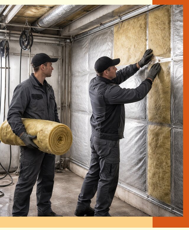 Утепление автомойки в Новом Уренгое от 8838 руб./м2 — комплексное утепление под ключ | ТепломастерНвг