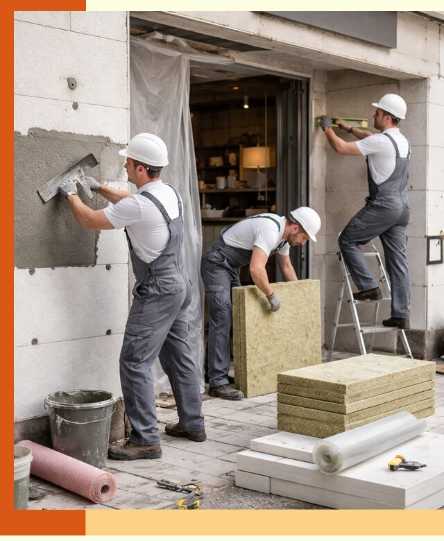 Утепление кафе в Новом Уренгое: профессиональная теплоизоляция и монтаж