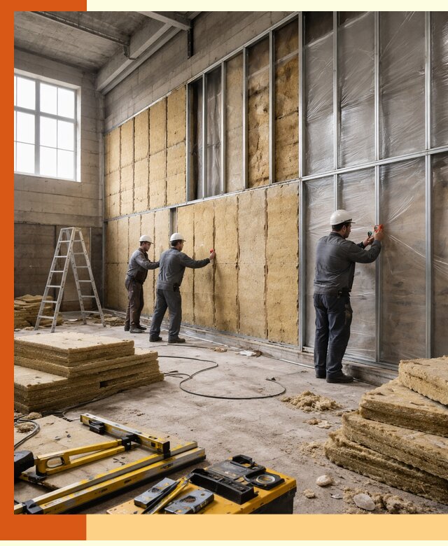 Утепление спортивного зала в Новом Уренгое качественно и недорого