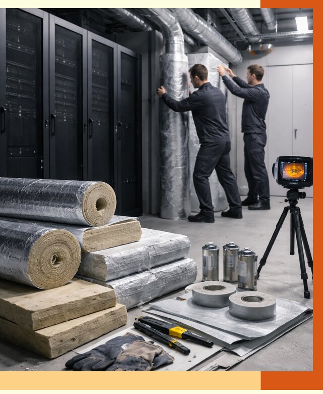 Утепление серверной в Новом Уренгое от 8838 руб./м² — комплексно под ключ | ТепломастерНвг