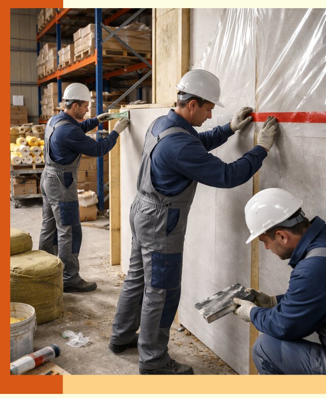 Утепление теплого склада под ключ в Новом Уренгое