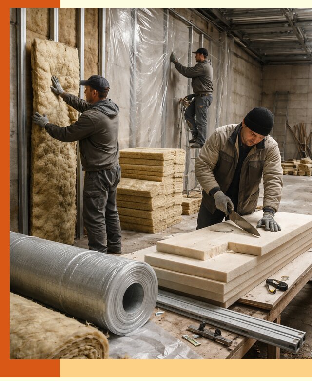 Утепление торгового склада в Новом Уренгое с энергоэффективными решениями