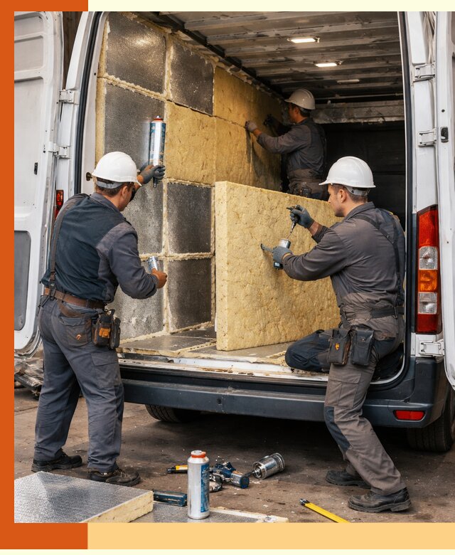 Утепление фургона-рефрижератора в Новом Уренгое для сохранения температуры