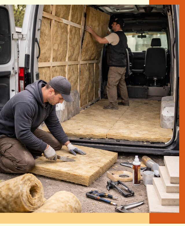 Утепление кемпера в Новом Уренгое под ключ от 12478 руб. — профессионально | ТепломастерНвг