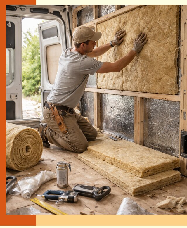 Утепление кемпера под ключ в Новом Уренгое с гарантией качества