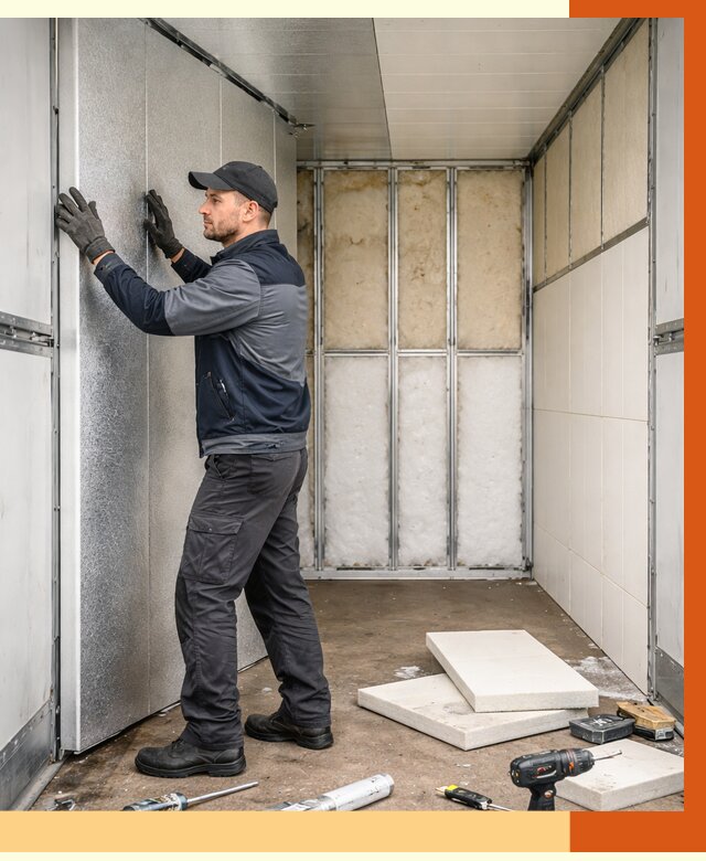 Утепление холодильного кузова в Новом Уренгое от 14037 руб. под ключ | ТепломастерНвг