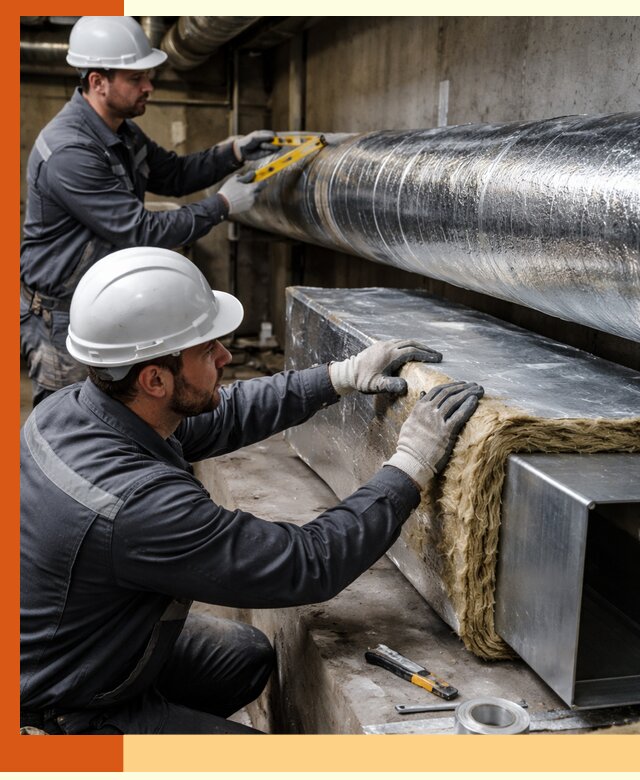 Профессиональное утепление воздуховодов и теплоизоляция в Новом Уренгое