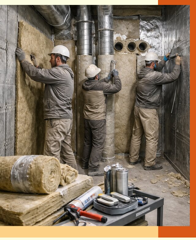 Утепление венткамеры в Новом Уренгое под ключ от 1508 руб. — профессионально | ТепломастерНвг