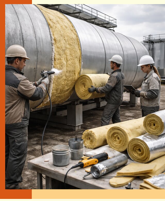 Утепление цистерны в Новом Уренгое — утеплители и монтаж под ключ