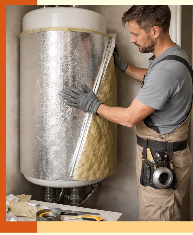 Утепление бойлера в Новом Уренгое для снижения теплопотерь и экономии энергии