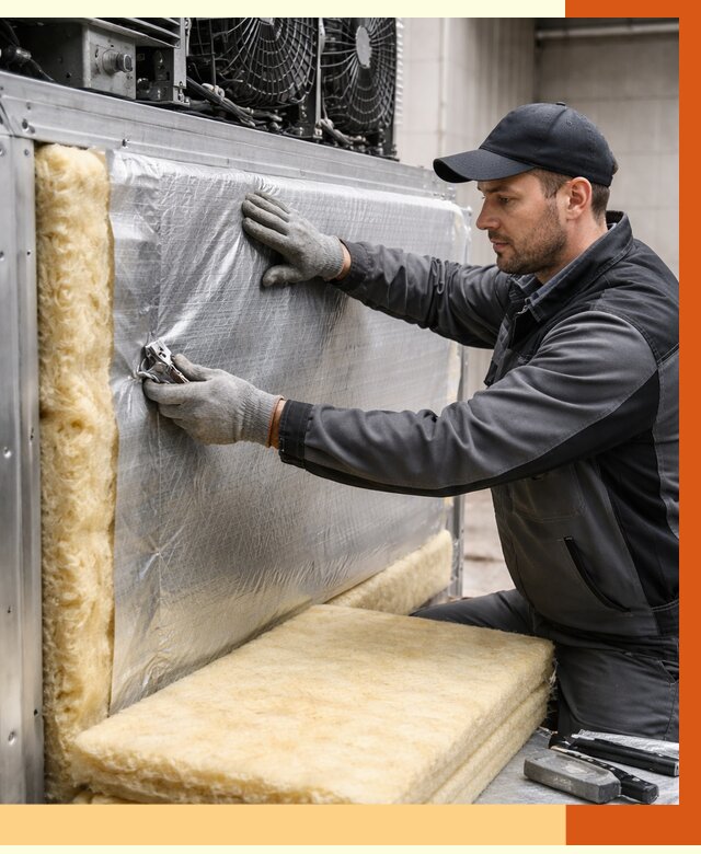 Утепление холодильного агрегата в Новом Уренгое от 8838 руб. под ключ | ТепломастерНвг