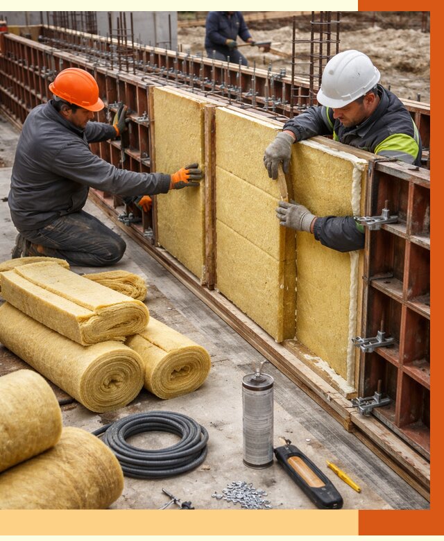 Теплоизоляция опалубки в Новом Уренгое от 7487 руб. за м2 — услуги и монтаж | ТепломастерНвг