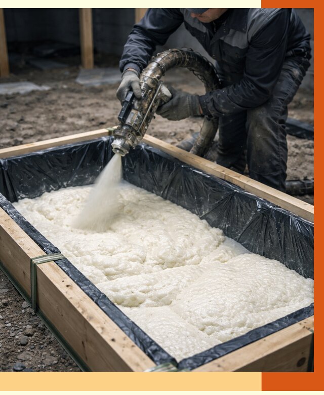 Заливка ППУ в формы в Новом Уренгое от 2600 руб. — утепление форм под ключ | ТепломастерНвг