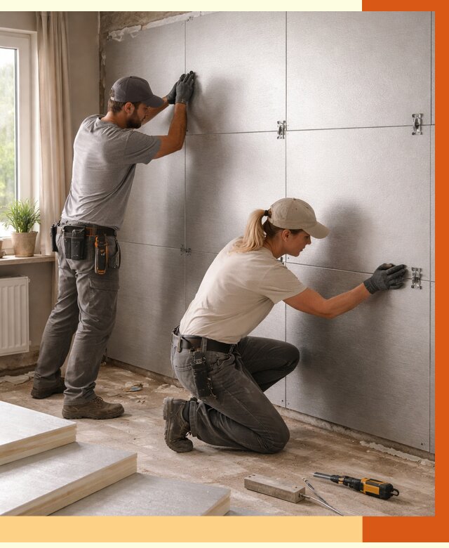 Утепление PIR панелями в Новом Уренгое от 4367 руб. под ключ | ТепломастерНвг