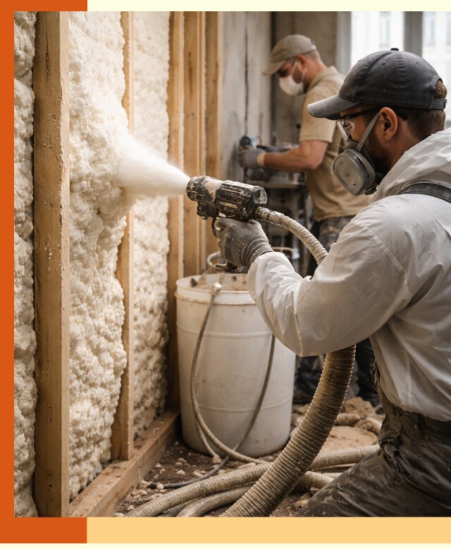 Утепление пеноизолом жилых и коммерческих объектов в Новом Уренгое