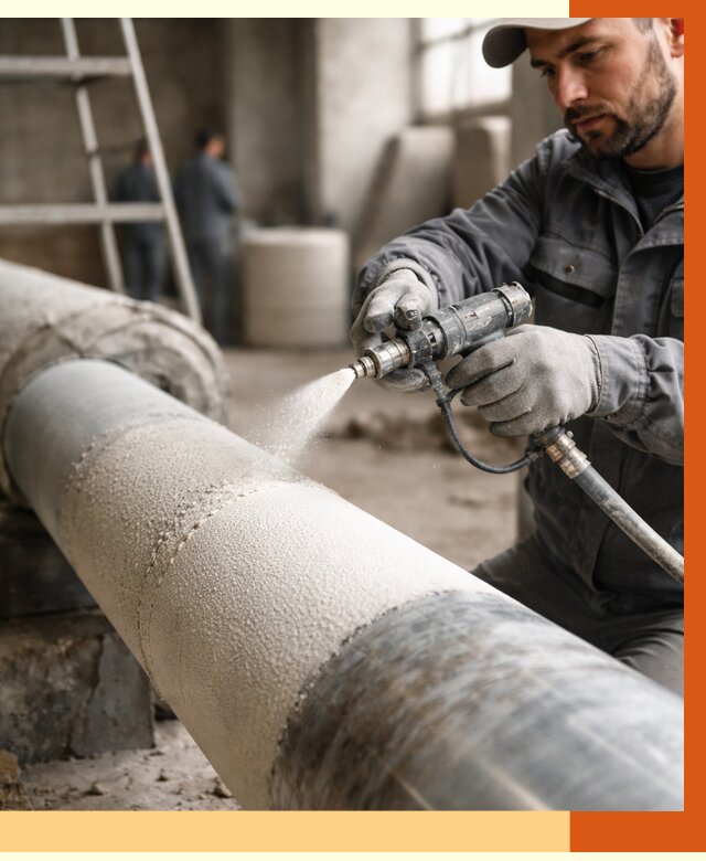 Утепление труб жидкой теплоизоляцией в Новом Уренгое от 7799 руб. под ключ | ТепломастерНвг