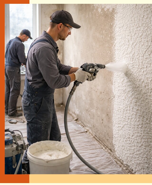 Утепление стен жидкой теплоизоляцией в Новом Уренгое для квартир и домов