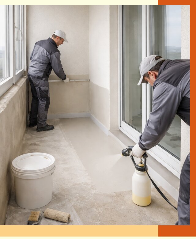 Утепление балкона жидкой теплоизоляцией в Новом Уренгое от 5979 руб./м2 | ТепломастерНвг