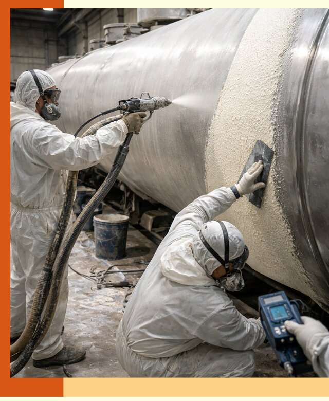 Утепление автоцистерн жидкой теплоизоляцией в Новом Уренгое