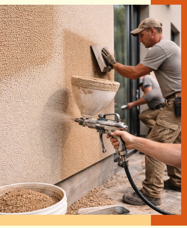 Утепление фасада жидкой пробкой в Новом Уренгое от 4991 руб./м² под ключ | ТепломастерНвг