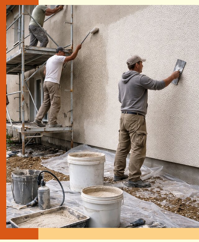 Утепление фасада жидкой пробкой в Новом Уренгое