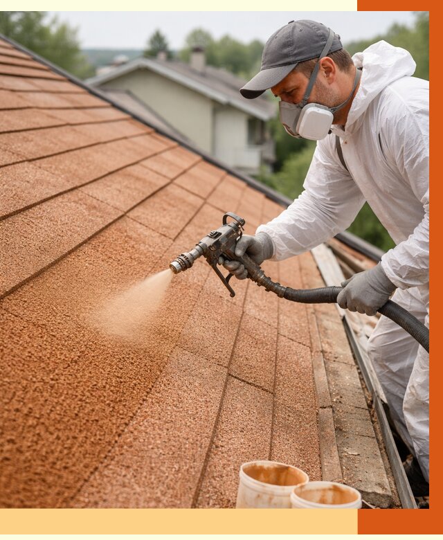 Утепление кровли жидкой пробкой в Новом Уренгое от 2807 руб./м² под ключ | ТепломастерНвг