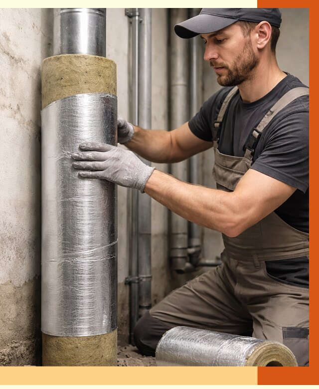 Шумоизоляция труб в Новом Уренгое от 1248 руб. — шумоподавление и звукоизоляция труб | ТепломастерНвг