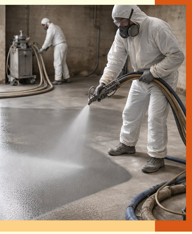 Гидроизоляция полимочевиной в Новом Уренгое от 8838 руб/м² — напыление полимерной гидроизоляции | ТепломастерНвг