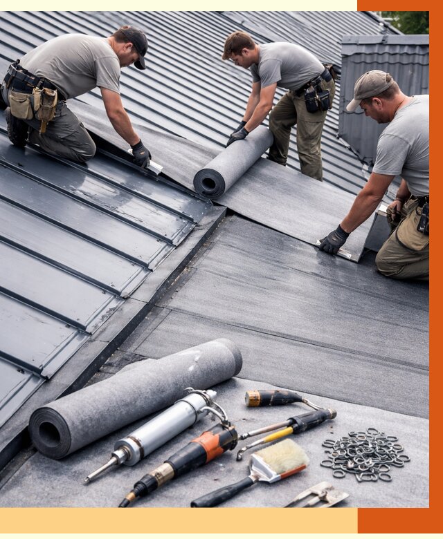 Гидроизоляция металлической кровли полимочевиной в Новом Уренгое от 8838 руб. | ТепломастерНвг