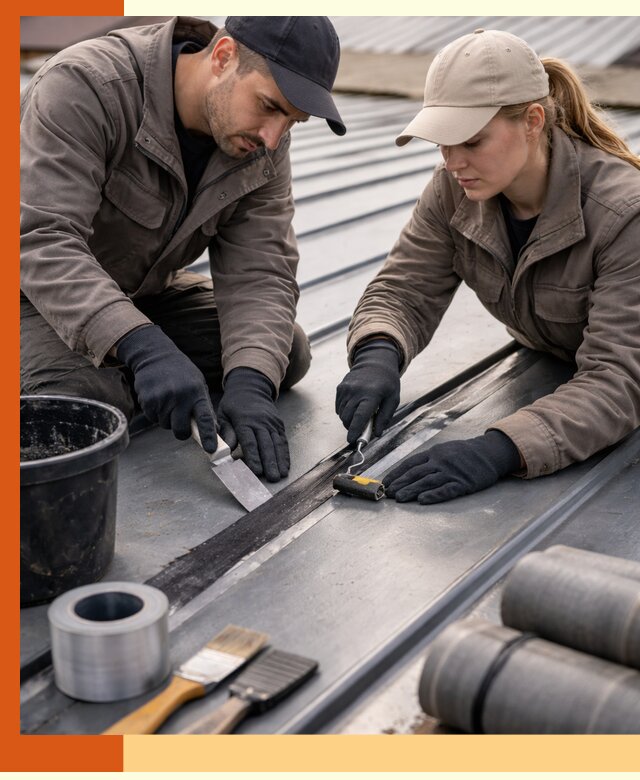 Гидроизоляция фальцевой кровли в Новом Уренгое качественно и надежно