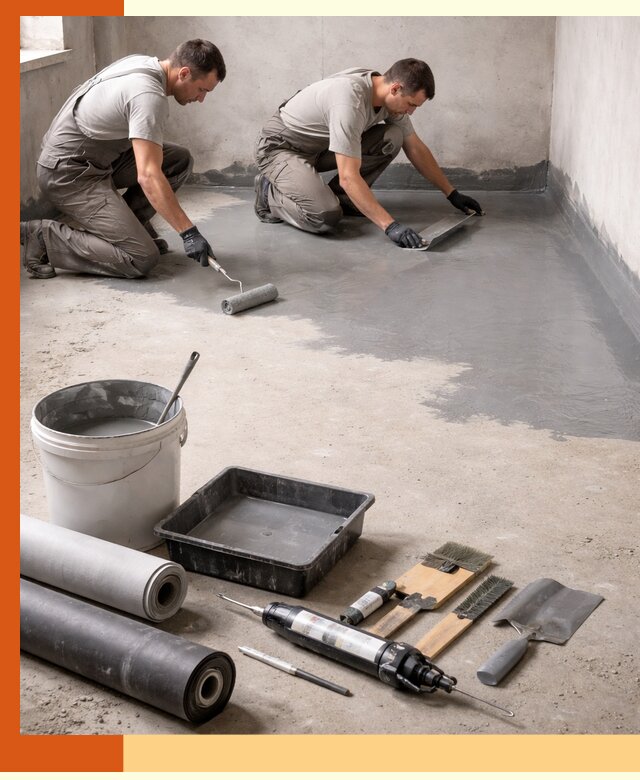 Гидроизоляция пола в Новом Уренгое — надежная защита от влаги и протечек