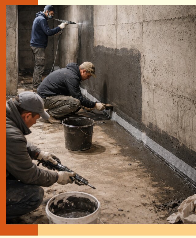 Гидроизоляция подвала в Новом Уренгое — комплексная защита от влаги